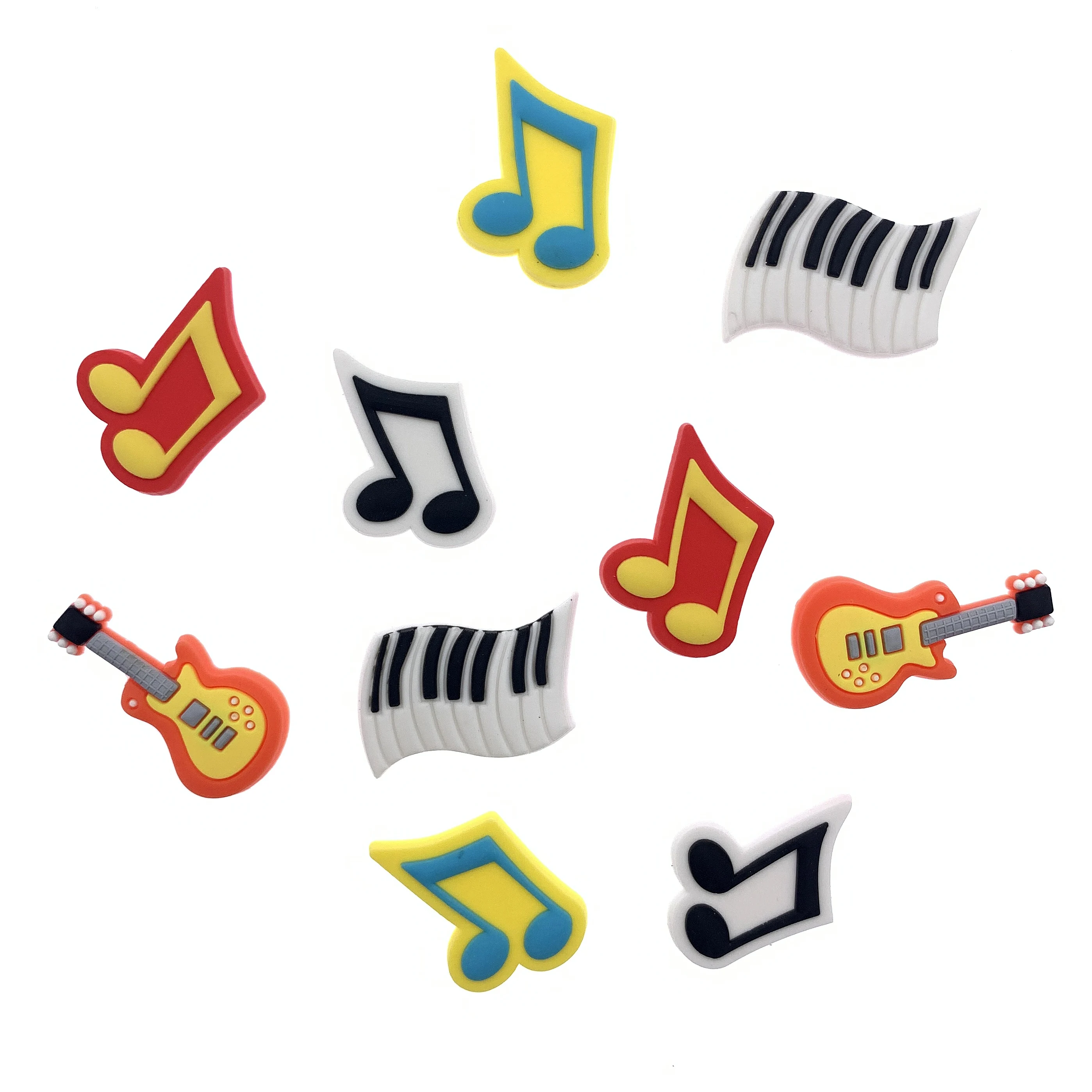 10 шт./компл. Новое поступление аксессуары силиконовые мультфильм примечание Paino с