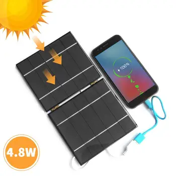 

7w Camping Garden Decking Polycrystalline Silicon Solar Panel MINI Solar Panels USB Solar Street Solar Panels