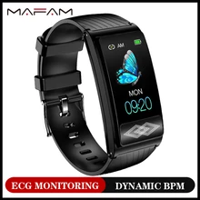 MAFAM P10 süper hassas Lorentz şeması akıllı saat bilezik 24 saat dinamik ekg izleme spor izci erkekler kadınlar için