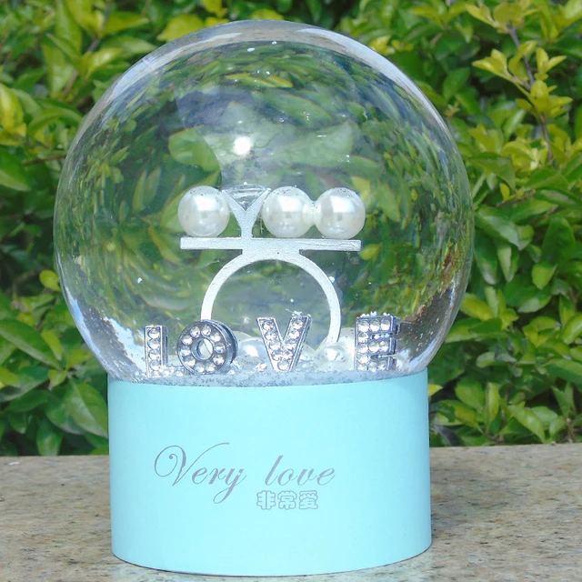 Tiffany Resin Custom Snow Globe Gift