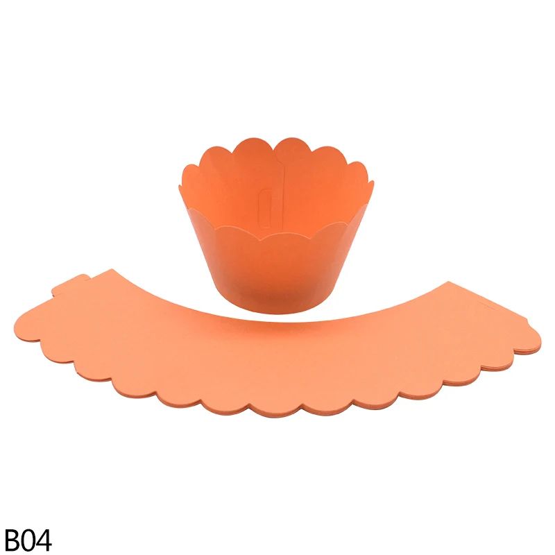 B04-12pcs 12 шт./лот, 7 цветов, круглые формы для выпечки тортов, декоративные инструменты, сделай сам, для свадьбы, Рождества, дня рождения, вечеринки, Нового года, бумажный лоток для кексов - Цвет: B04-12pcs