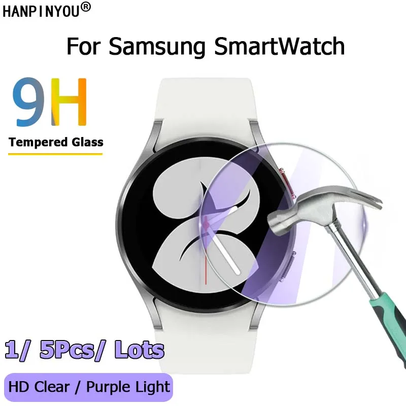 For Samsung Galaxy Watch 4 3 Watch3 41mm 45mm Watch4 Classic 42mm 46mm 40mm 44mm 2.5D Clear Tempered Glass Film Screen Protector | Мобильные