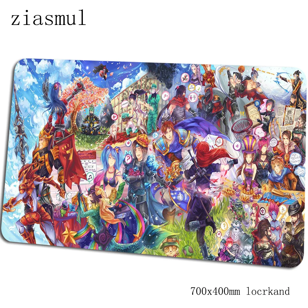Teemo коврик для мыши в стиле эстетизма компьютерный коврик 70x40 см игровой коврик для мыши большой инди-поп клавиатура со встроенной мышью игры ПК геймер стол - Цвет: Size 700x400x2mm
