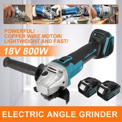 Makita – meuleuse d'angle électrique sans fil, perceuse à percussion 800W, outils pour la maison électrique pour batterie 18V 