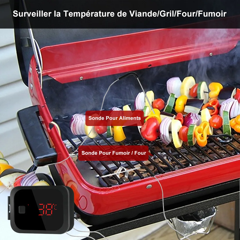 sensor de cozinha para forno grill churrasco