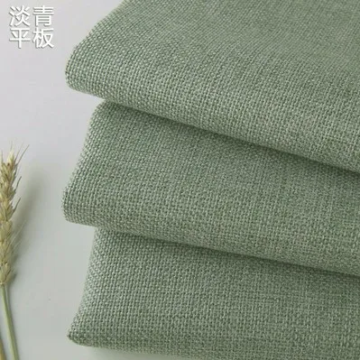 Темно-серый с покрытием Linen тканевая диванная Подушка Ткань Инструменты для шитья "сделай сама" ткань льняная смешанная ткань обивка 5" в ширину на mete - Цвет: Pale blue