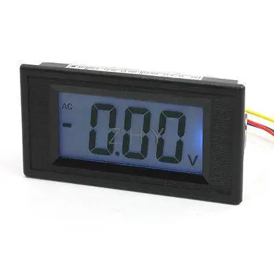 

DC Powered 4 Wire LCD Display AC 0-20V Panel Meter Voltmeter