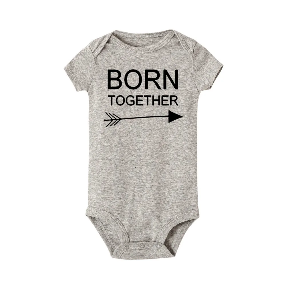 Newborn Baby Cotton Romper Born Together Friends Forever Print Infant Twins Siblings Sisters Brothers Matching Funny Jumpsuit Newborn Baby Cotton Romper Born Together Friends Forever Print Infant Twins Siblings Sisters Brothers Matching Funny Jumpsuit