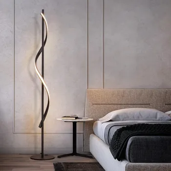 

Modern LED Floor Lamp Bedroom Decoration Standing Light Foyer Stand Study Bedside Floor light Dinning Room Home Decor Lighting