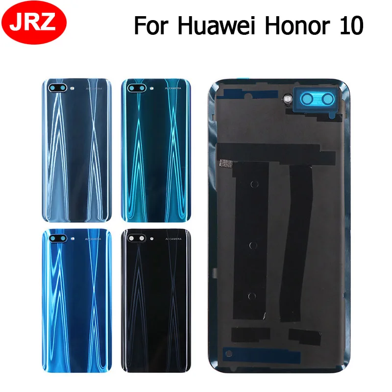 Стеклянная Крышка батарейного отсека для Huawei Honor 10 новый защитный чехол накладка