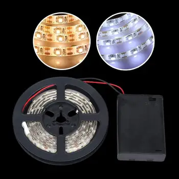 

100CM 3528SMD LED Strip IP65 Waterproof TV Background Lighting Battery Box