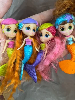 

Hot 1PC Baby Kids Doll Gifts Toy Waterproof Mermaid Doll Girls Toys Swimming Bath Swimming Pool With Comb