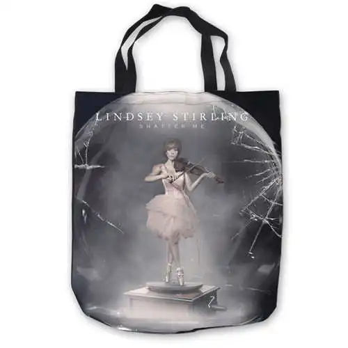 

Custom Canvas lindsey-stirling ToteBags Hand Bags Shopping Bag Casual Beach HandBags Foldable 180911-04-63