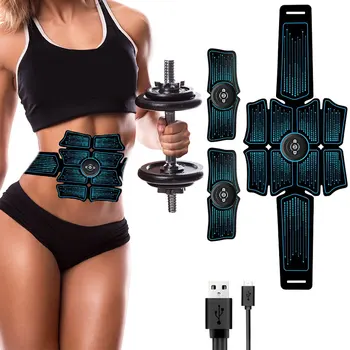 

Abdominal Quality Muscle Stimulator Intelligent Trainer EMS 8Pack Total Abs Fitness Equipment Gear Muscles Home USB Charged Gym