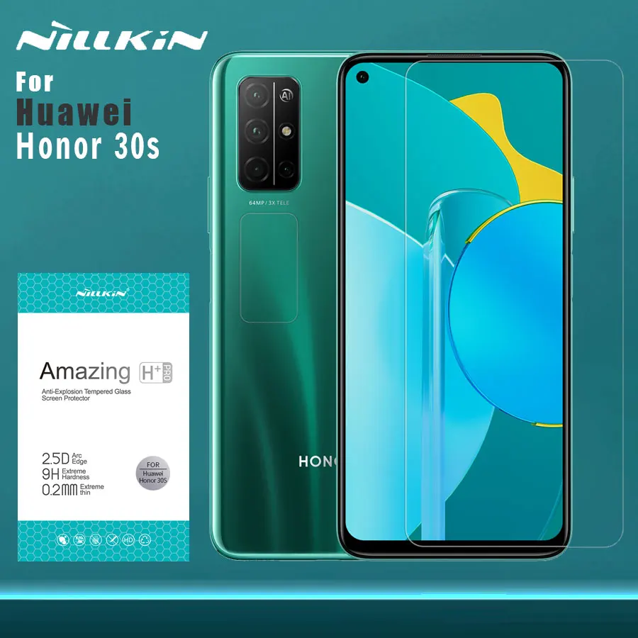 Nillkin для Huawei Honor 30s закаленное стекло 9H + PRO 2.5D защита экрана | Мобильные телефоны и