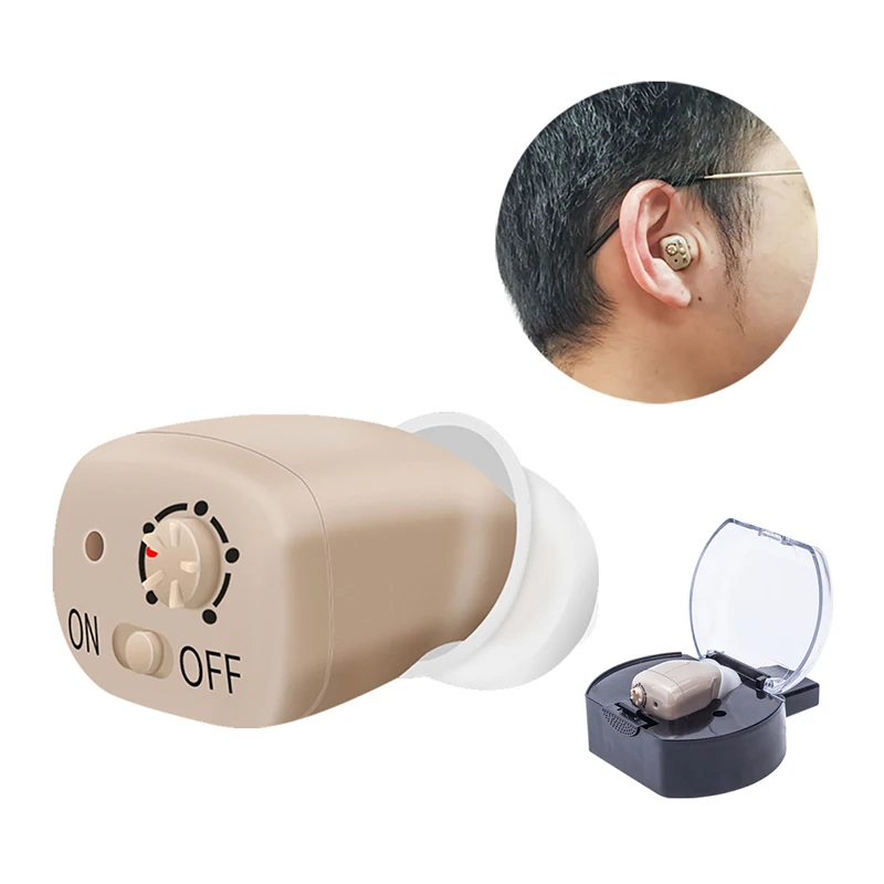 

Mini Rechargeable Hearing Aids Ear Sound Amplifier Hearing Device Adjustable Tone Hearing Aids Digital Hearing Aids for Elderly