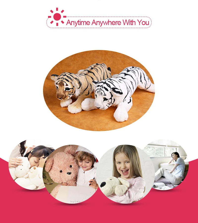 Мягкие животные тигр, плюшевые игрушки подушки животных Лев Peluche Kawaii кукла хлопок девушка Brinquedo игрушки для детей