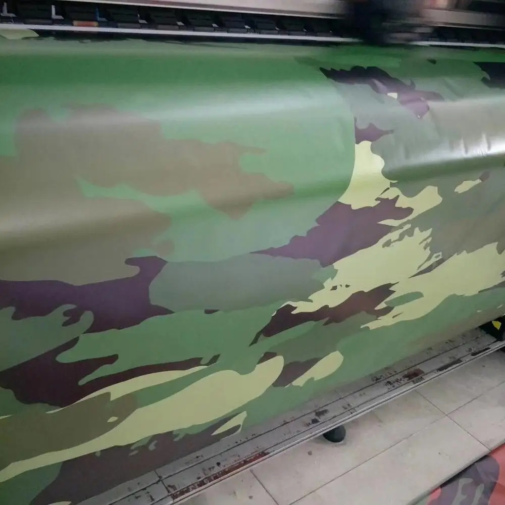 Военная армейская зеленая камуфляжная виниловая пленка для автомобиля, наклейки из фольги, Размер 1,52x10 m/20 m/30 m