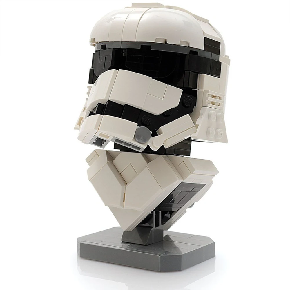 

MOC Stormtrooper Bust lepining Star wars Destroyer Model Building Blocks Educational Children Educational Bricks Toy C060