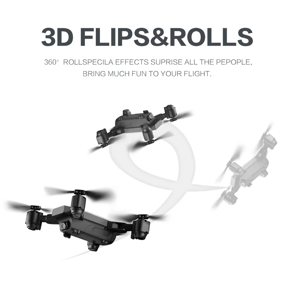 

Explosive S20 Folding Remote Control Aircraft Mini Quadcopter WiFi Real-Time High-definition Aerial Photography Roll