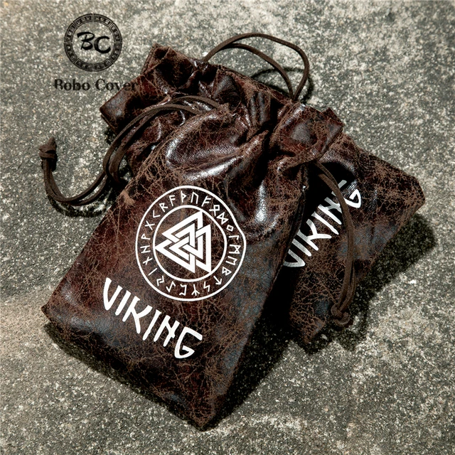 Sacs d'emballage de bijoux Viking de luxe en cuir PU (achat unique non expédié) vente en gros, veuillez contacter le magasin 1