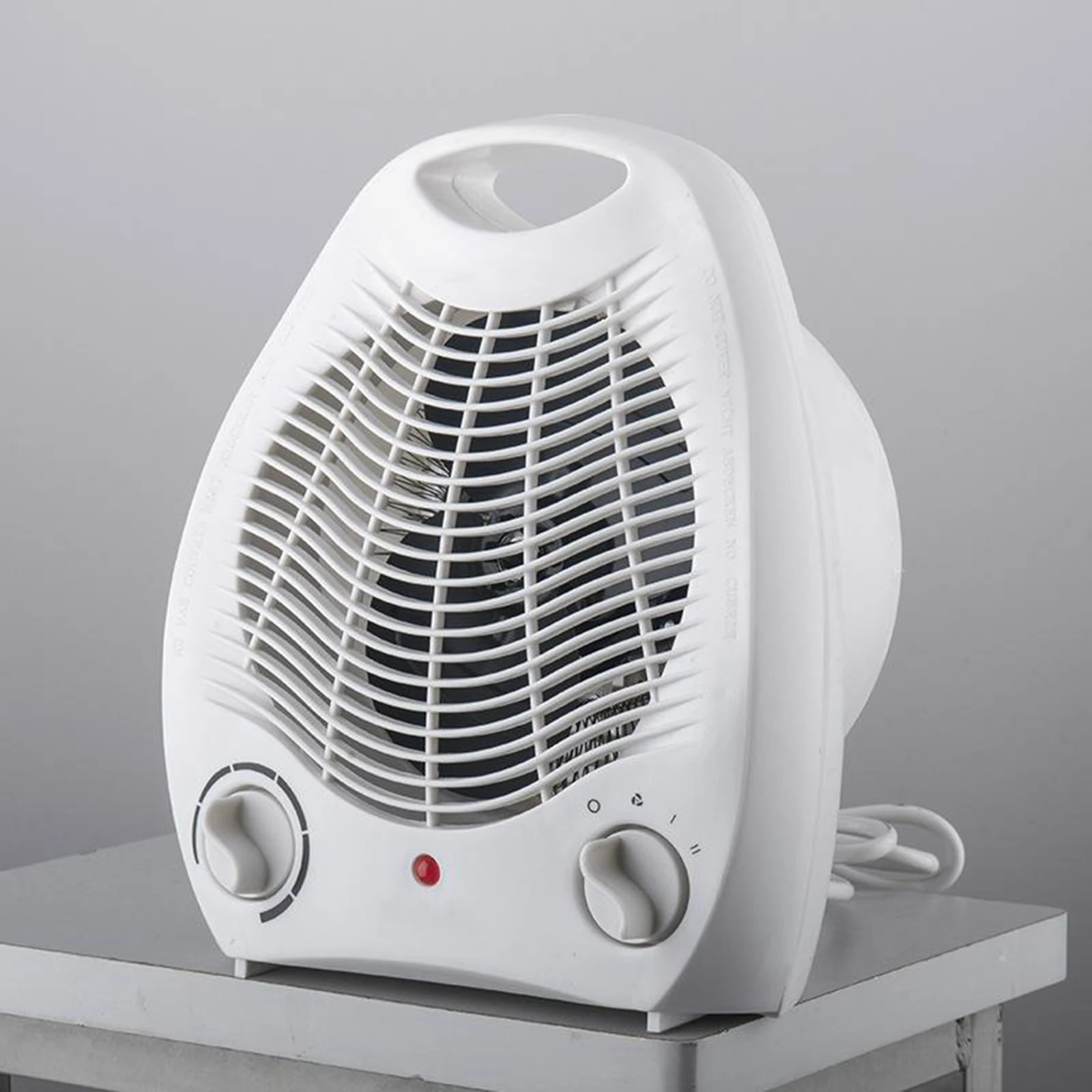 Portable Electric Space Heater 3 Settings Fan Forced Adjustable Thermostat for Office Desk and Bedroom