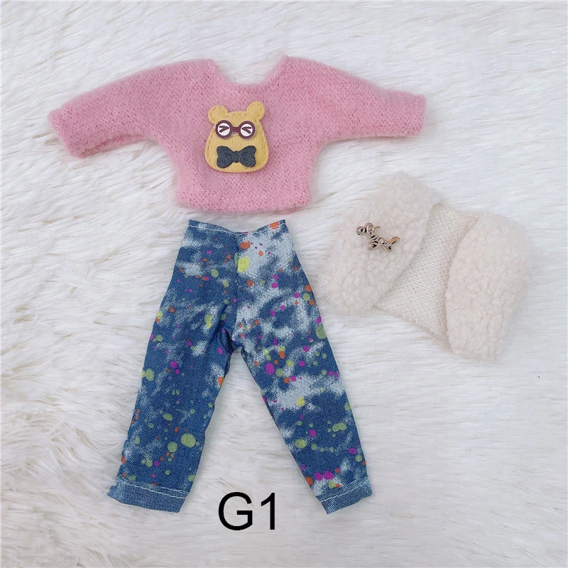 DOLLS Clothes 30cm For 1/6 Movable Joint Bjd Doll Girls Toy