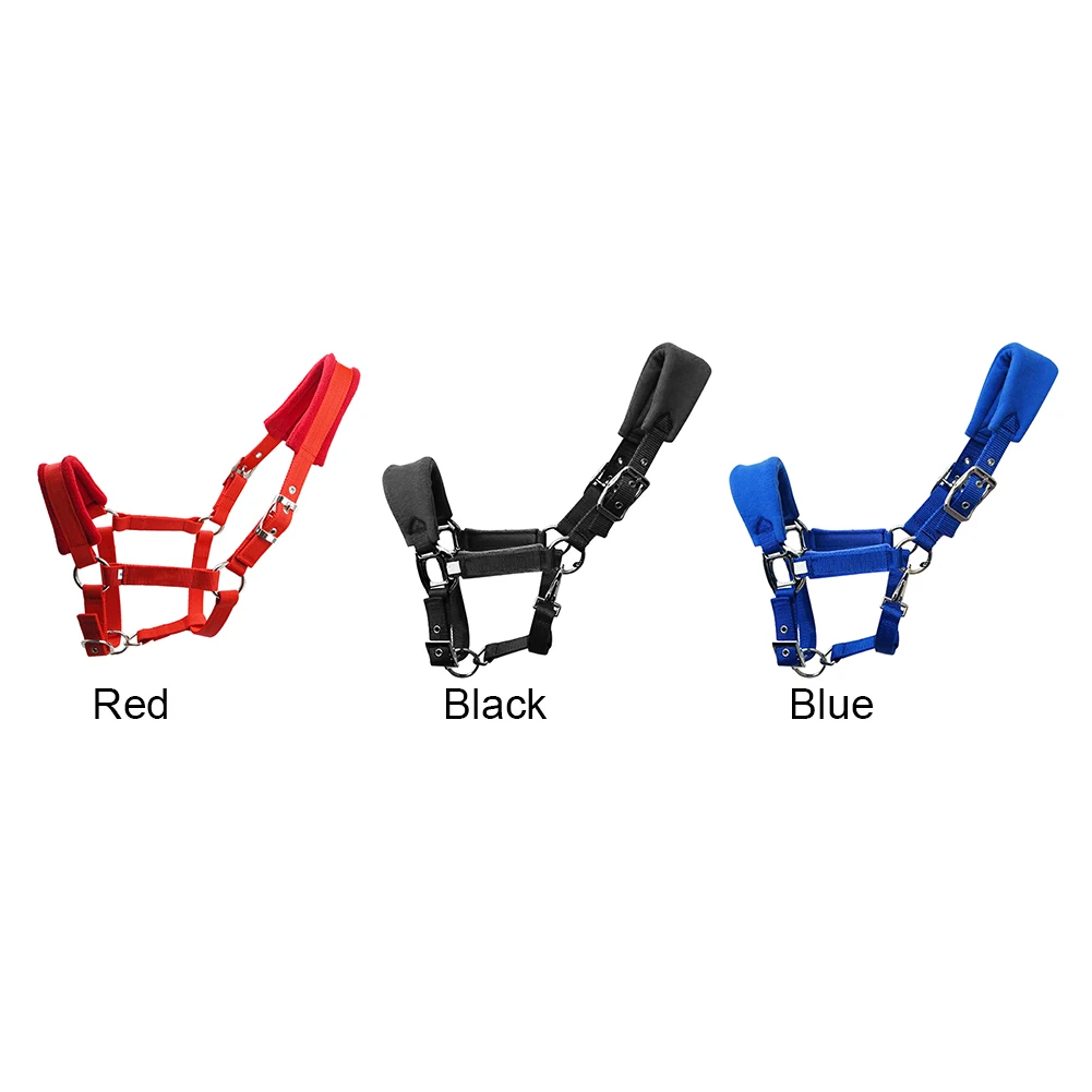 Adjustable Strap Outdoor Durable Sports Thicken Accessories Multiple Sizes Protective Practical Fleece Padded Horse Halter
