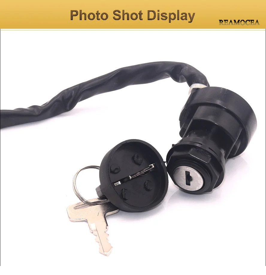 Reamocea 5ND-82510-00-00 5TG-82510-00-00 Мотоциклетная система зажигания ключ переключатель блокировки подходит для Yamaha YFZ450 ATV 2004-2006 2007 2008 2009