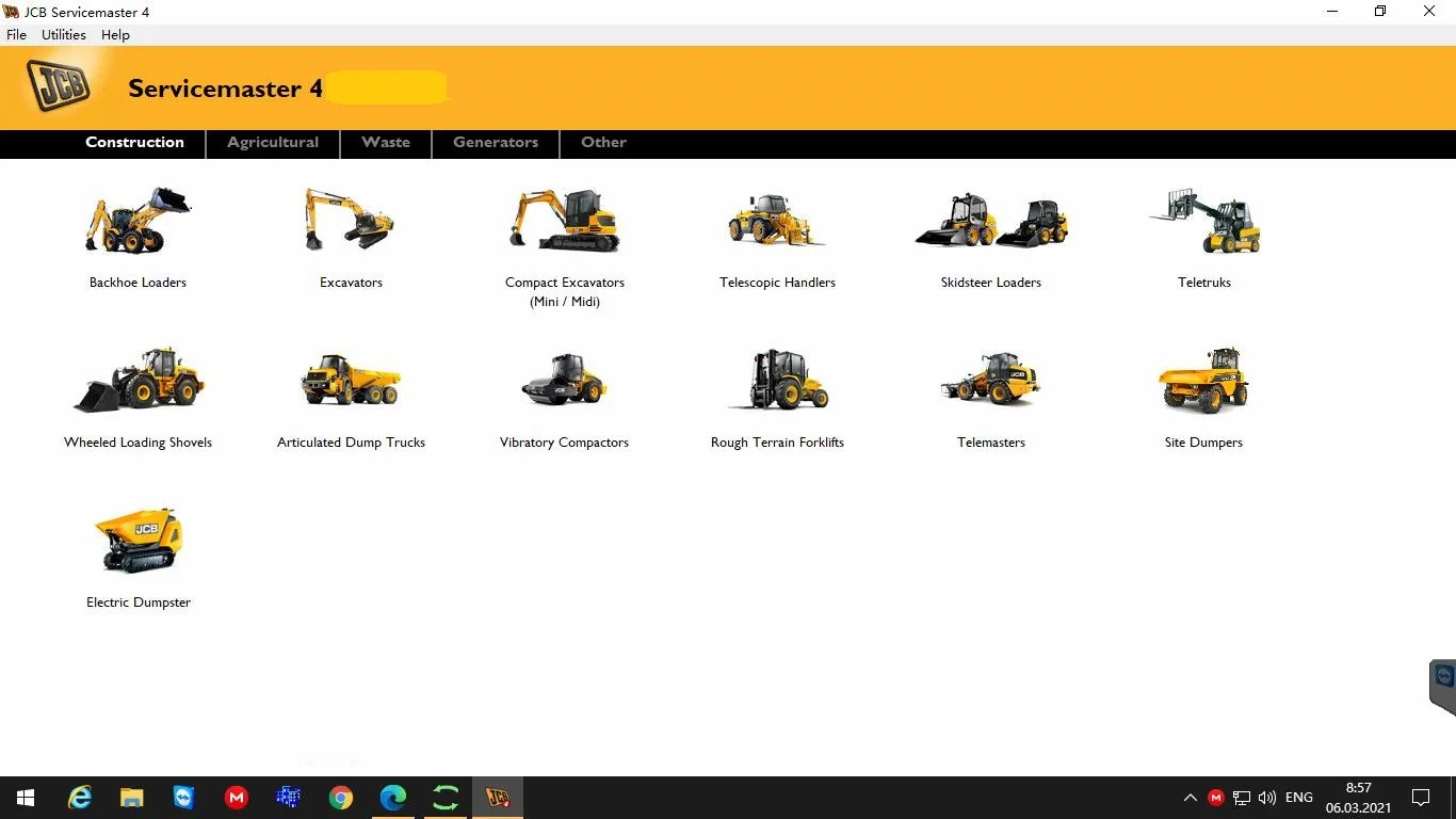 JCB ServiceMaster 4 v21.8.1 [09 2021] полный диагностический | Автомобили и мотоциклы