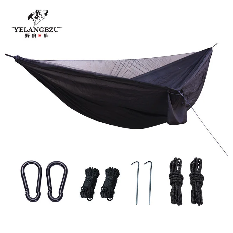 

Song jin kuan Automatic Quickly Open Mosquito Net Hammock Outdoor Ultra-Light Nylon Hammock with Mosquito Net Anti Mosquito Hamm