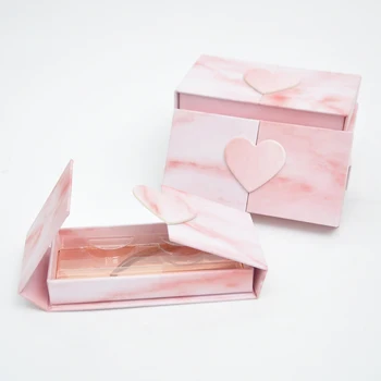 

Wholesale False Eyelashes Package Eyelash Packaging Box Lash Boxes Faux Cils 25mm Mink Lashes Black Case Tray Makeup Bulk Vendor