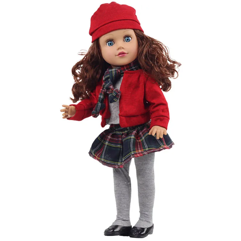 С помощью службы курьерской доставки E-packet реалистичные(в том числе куколка) 11 шт./компл. 18 дюймов американская кукла& 43 см для ухода за ребенком для мам Кукла-младенец для поколения игрушка в подарок - Цвет: n1524