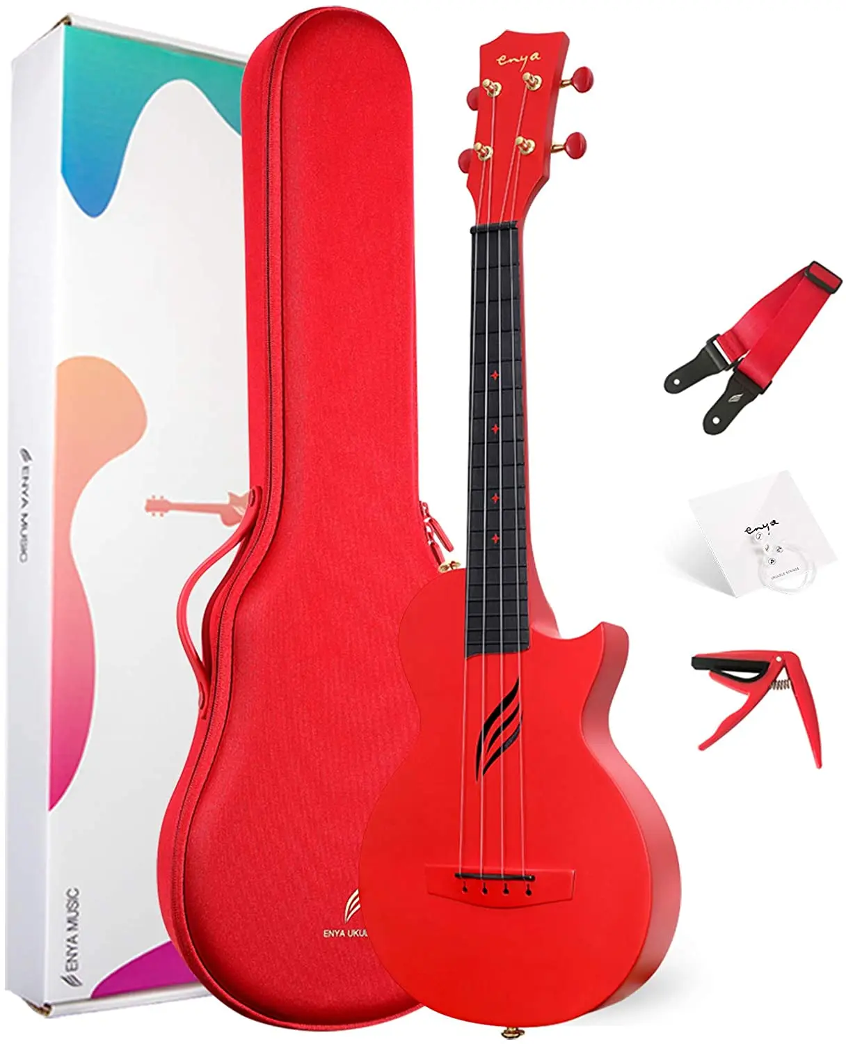 Carbon Fiber Ukelele Beginner Kit  Carbon Fiber String Instruments - Ukulele  Concert - Aliexpress