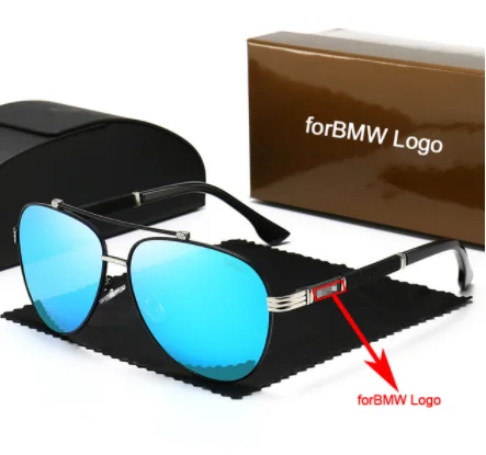 BMW Men's Sunglasses Polarized Classic UV400 Driving Outdoor Glasses With Box 