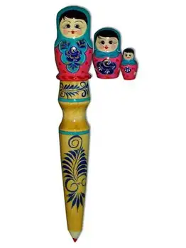 

Pencil souvenir No. 3 matryoshka 3 seats