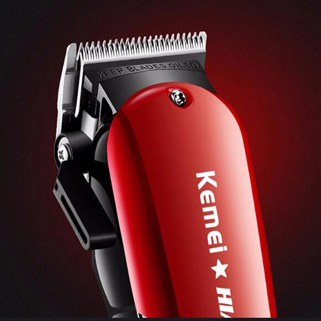 Kemei Professional Hair Trimmer LCD Display Cordless Hair Cutter Barber Hair Clipper Beard Trimmer Electric Razor for Men 