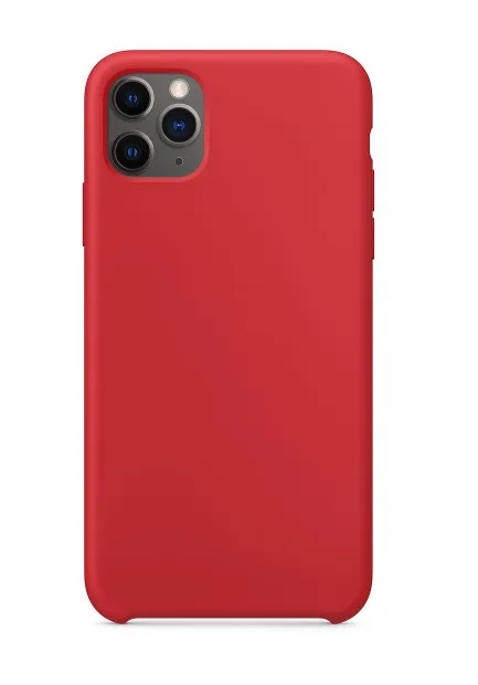 Red Роскошный силиконовый чехол для телефона для iphone 7 8 Plus для Apple, чехол для iphone 6 6S Plus X XS MAX XR 7 8, без логотипа, чехол s Capa - Цвет: Red