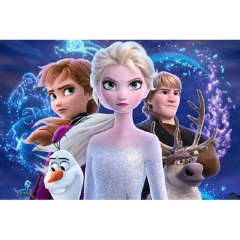 

5D DIY Diamond Embroidery Full Display "Frozen sister" Diamond Painting Square/Round Rhinestones Decor home craft Art FC204