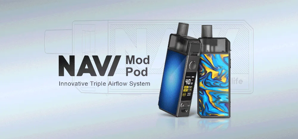 VOOPOO Navi Pod Комплект 40 Вт мод и 3,8 мл pod картридж vape Fit PnP катушка электронная сигарета MTL/DTL испаритель