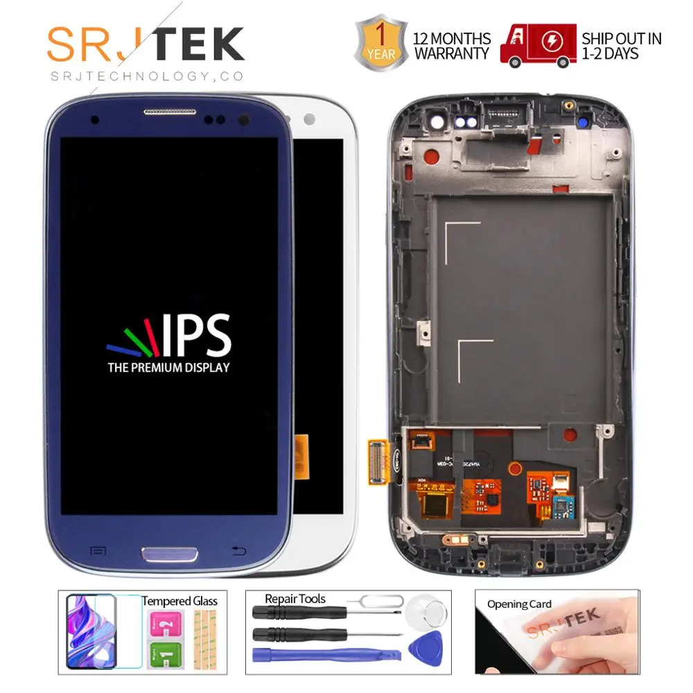 Price TESTED For SAMSUNG Galaxy S3 Display i9300 i9300i Touch Screen Digitizer Replacement For SAMSUNG Galaxy S3 LCD Screen