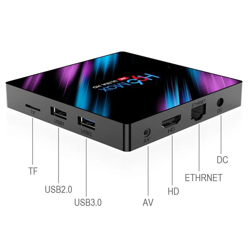 Новейший H96 MAX Android 9,0 Smart tv BOX 4 Гб+ 64 Гб Bluetooth 4K четырехъядерный WiFi Netflix Youtube Google Play домашний аудио медиа