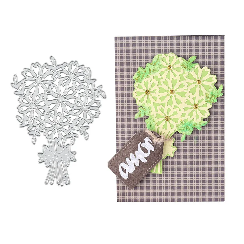 Eastshape букет штампов цветок металлические штампы для рукоделия карты Скрапбукинг