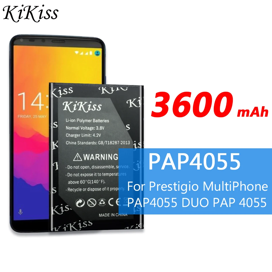 3600 мАч батарея высокой емкости для Prestigio MultiPhone PAP4055 DUO PAP 4055 смартфон