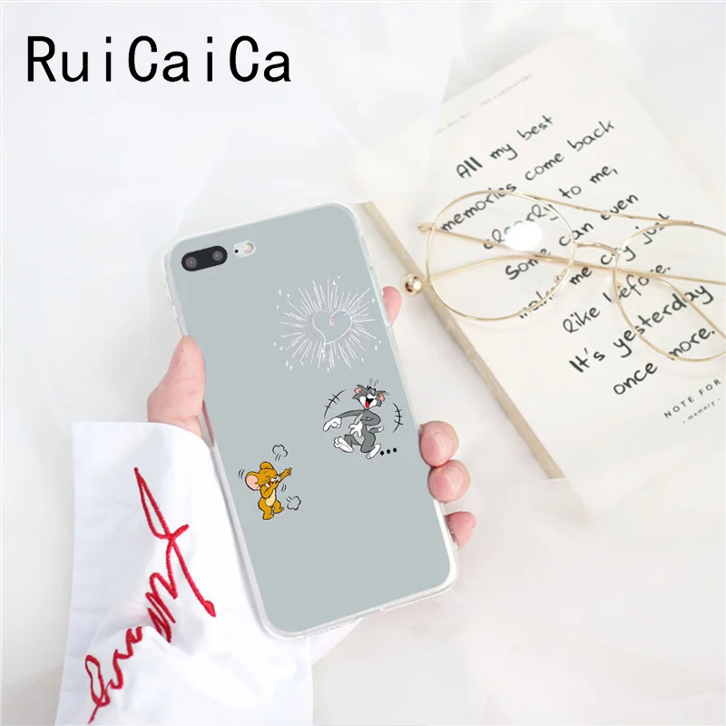 A2 Ruicaica Забавный мультяшный чехол для iPhone 8 7 6S Plus X XS MAX 5 5S SE XR 10 - Цвет: A2