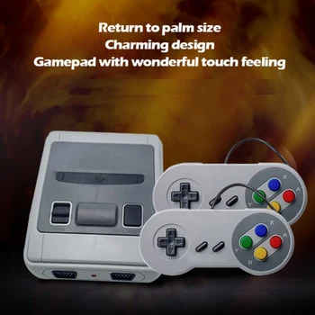 

High Quality Classic Video Game Console Famicom Mini 8-bit Built-in 621 Games Support For PAL/NTSC TV