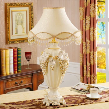 

Creative Grape Sculpture Ceramic Table Lamp Modern Big Size 87Cm Decor Living Room Bedroom Bedside Lamp Art Porcelain Table Lamp