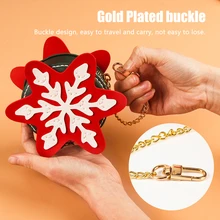 DIY Craft PU Handbag Kit Christmas Candy Gift Bags Handbag Purse With Accessories DIY Shoulder Bags For Kids Adults Xmas Gift