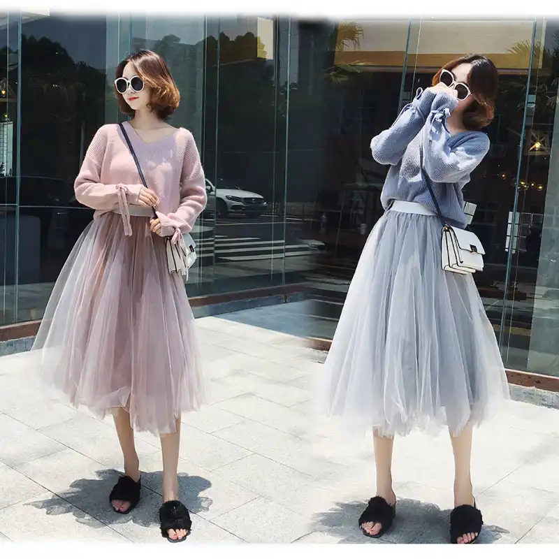 Korean tulle skirt Outlet
