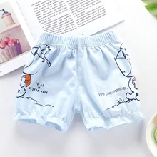 Летние шорты для малышей хлопковые пляжные штанишки, детские шорты с рисунками штаны для малышей штаны для девочек, погремушка, штаны для мальчиков, Детский костюм